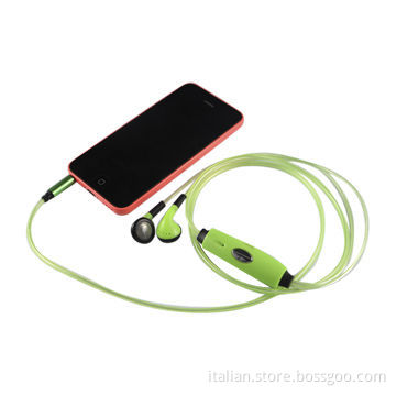 In-ear and Wired LED Lighted Earphone